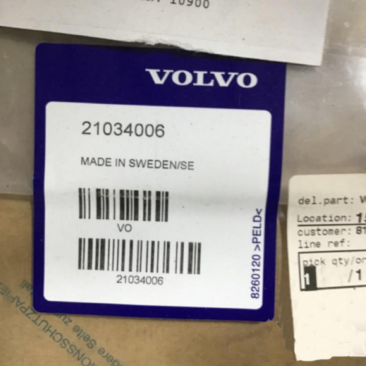 21034006 Genuine Volvo Sensor Wheel - Truck To Trailer