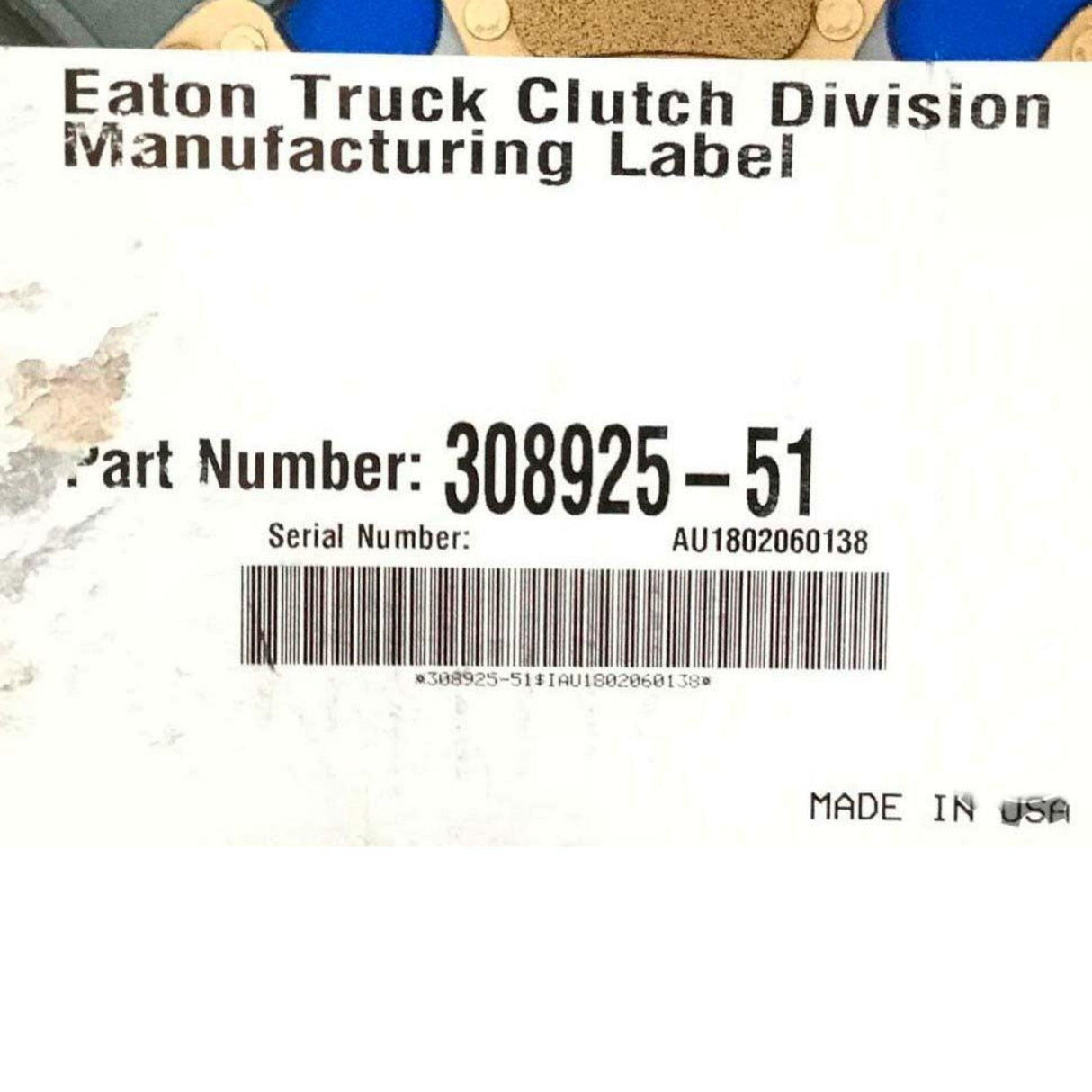 2104-30892551 Genuine Mack Clutch - Truck To Trailer