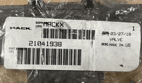 21041938 Genuine Mack Transmission Shift Air Valve - Truck To Trailer