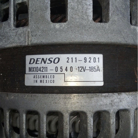 211-9201 Genuine Denso Alternator 12V 185A.