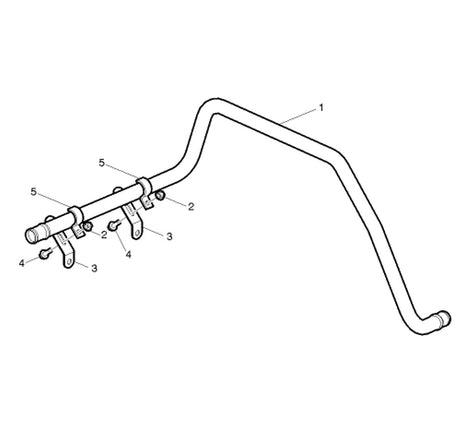 21272991 Genuine Volvo Inlet Pipe - Truck To Trailer