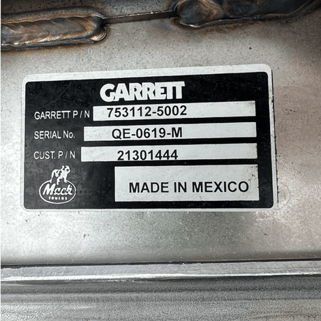 21301444 Genuine Garrett Egr Cooler For 2003-2007 Mack - Truck To Trailer