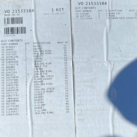 21533184 Genuine Mack Head Gasket Set For Mack Mp7 Volvo D11 - Truck To Trailer