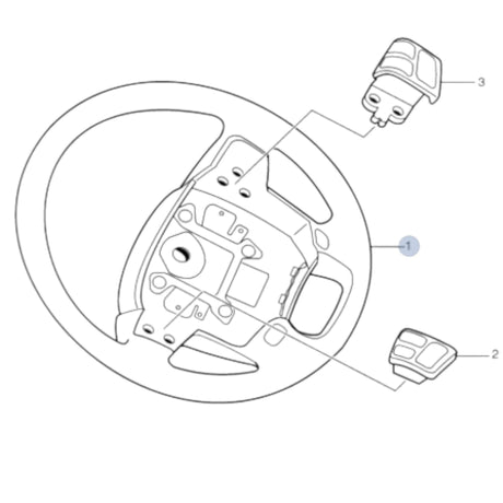 21593001 Genuine Volvo Steering Wheel - Truck To Trailer