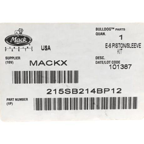 215SB214BP12 Genuine Volvo/Mack Liner Kit - Truck To Trailer