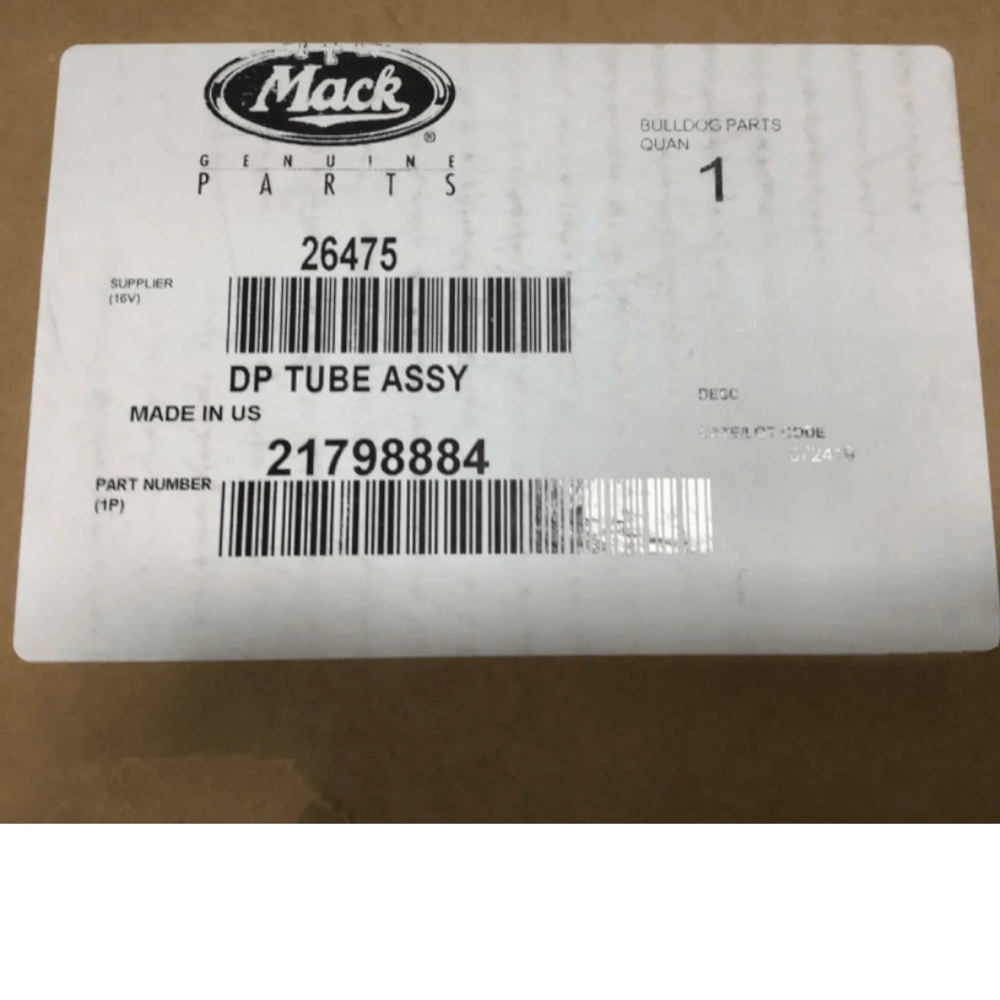 21798884 Genuine Mack Tube – Truck To Trailer