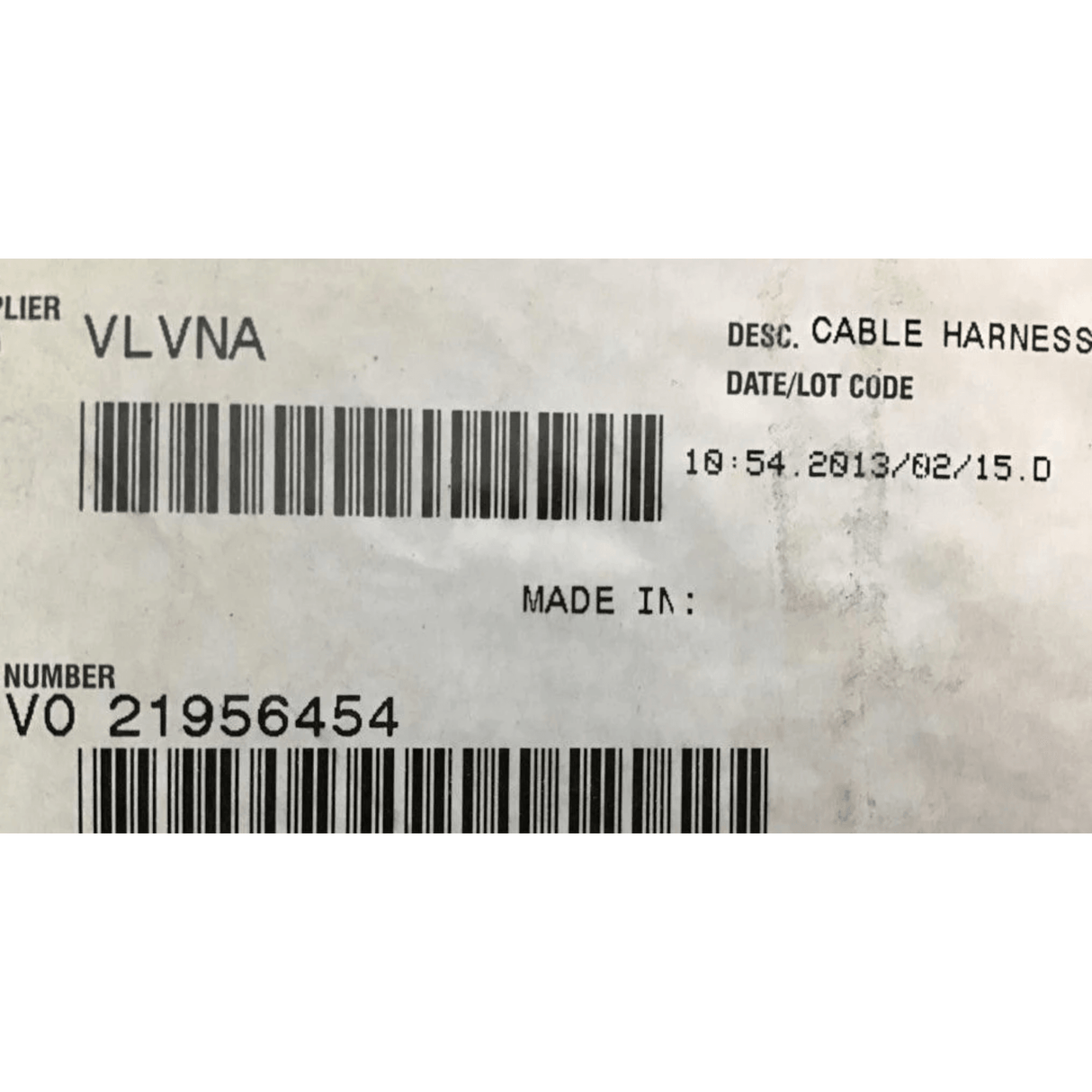 21956454 Genuine Volvo Wiring Harness - Truck To Trailer