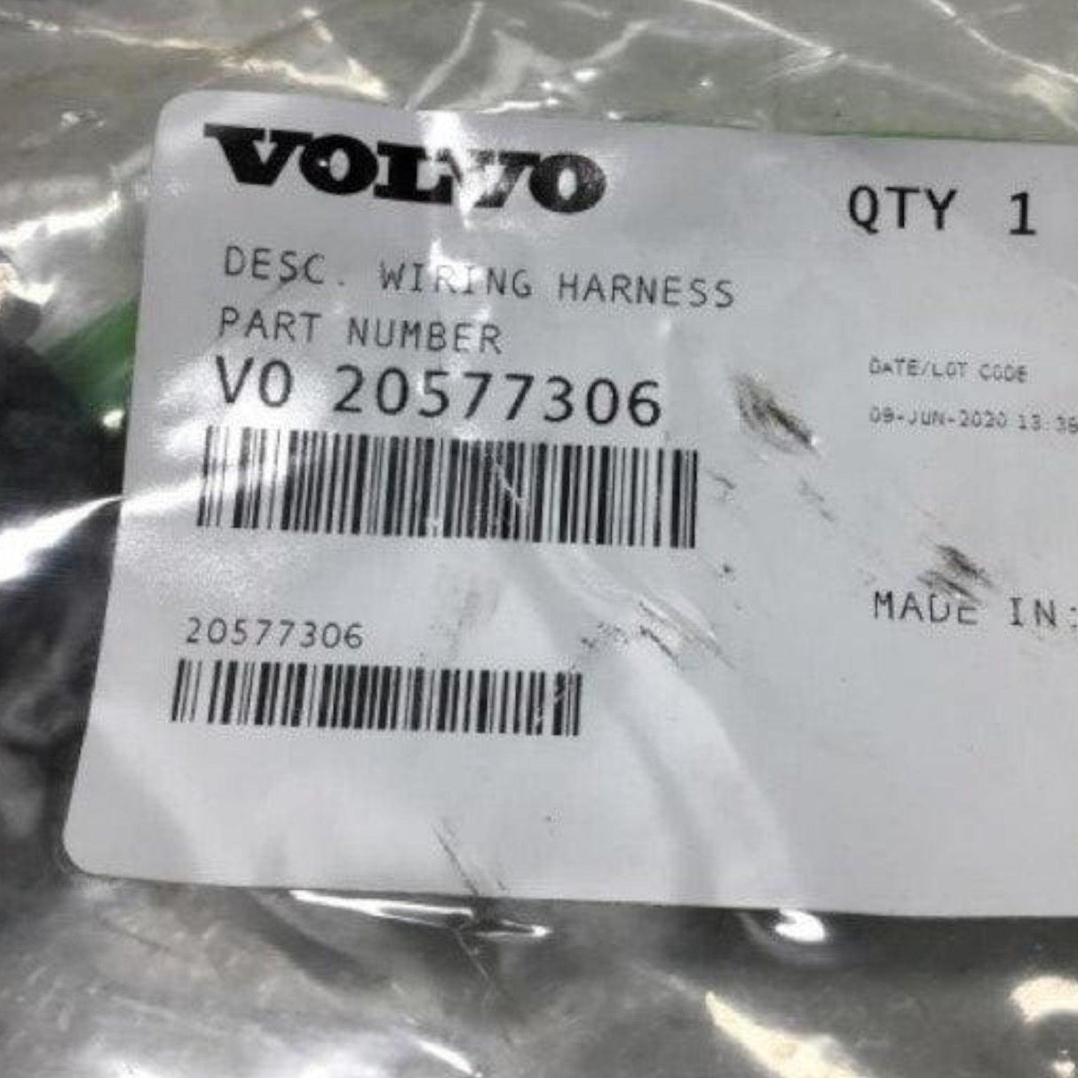 21998665 Genuine Volvo Wiring Harness - Truck To Trailer