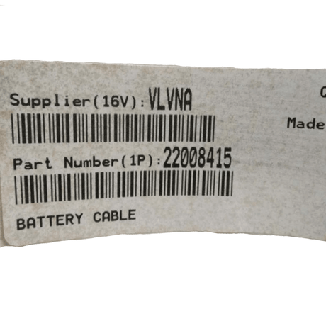 22008415 Genuine Volvo Battery Cable - Truck To Trailer