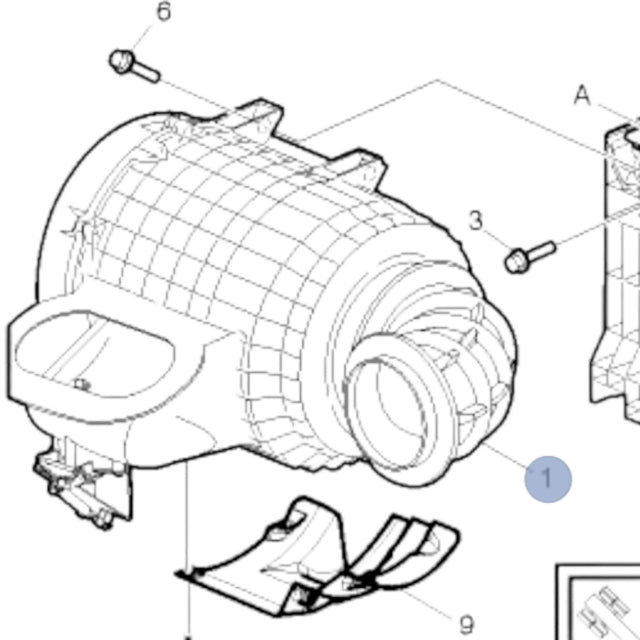 22245315 Genuine Volvo Air Cleaner - Truck To Trailer