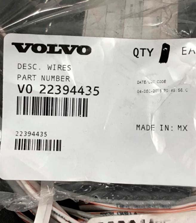 22394435 Genuine Volvo Wires - Truck To Trailer