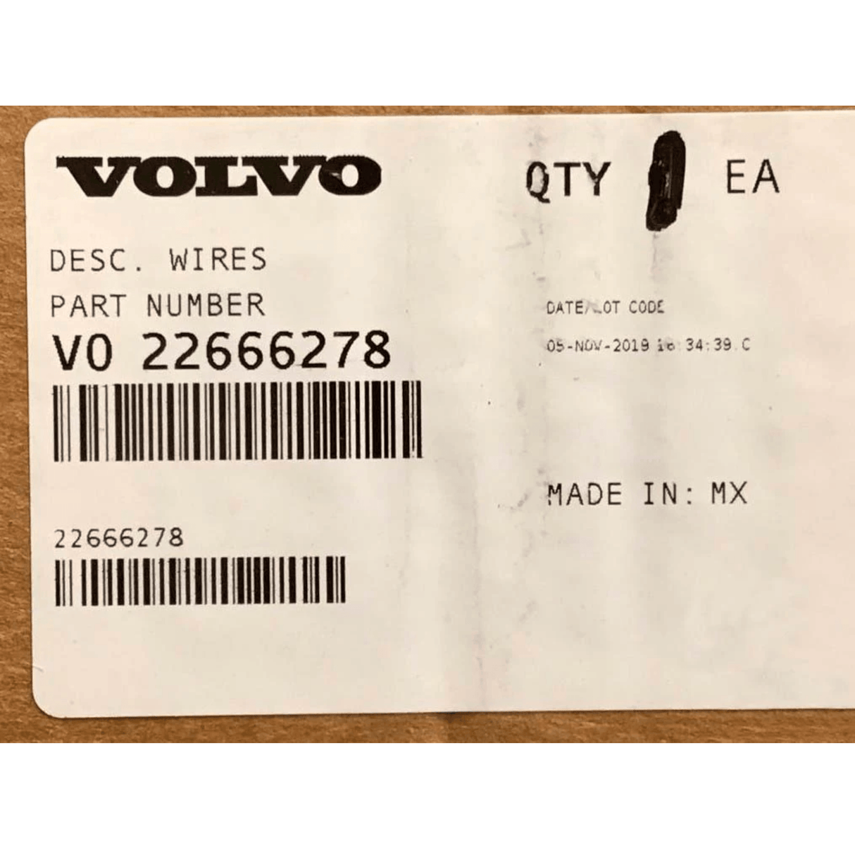 22666278 Genuine Volvo Wires - Truck To Trailer