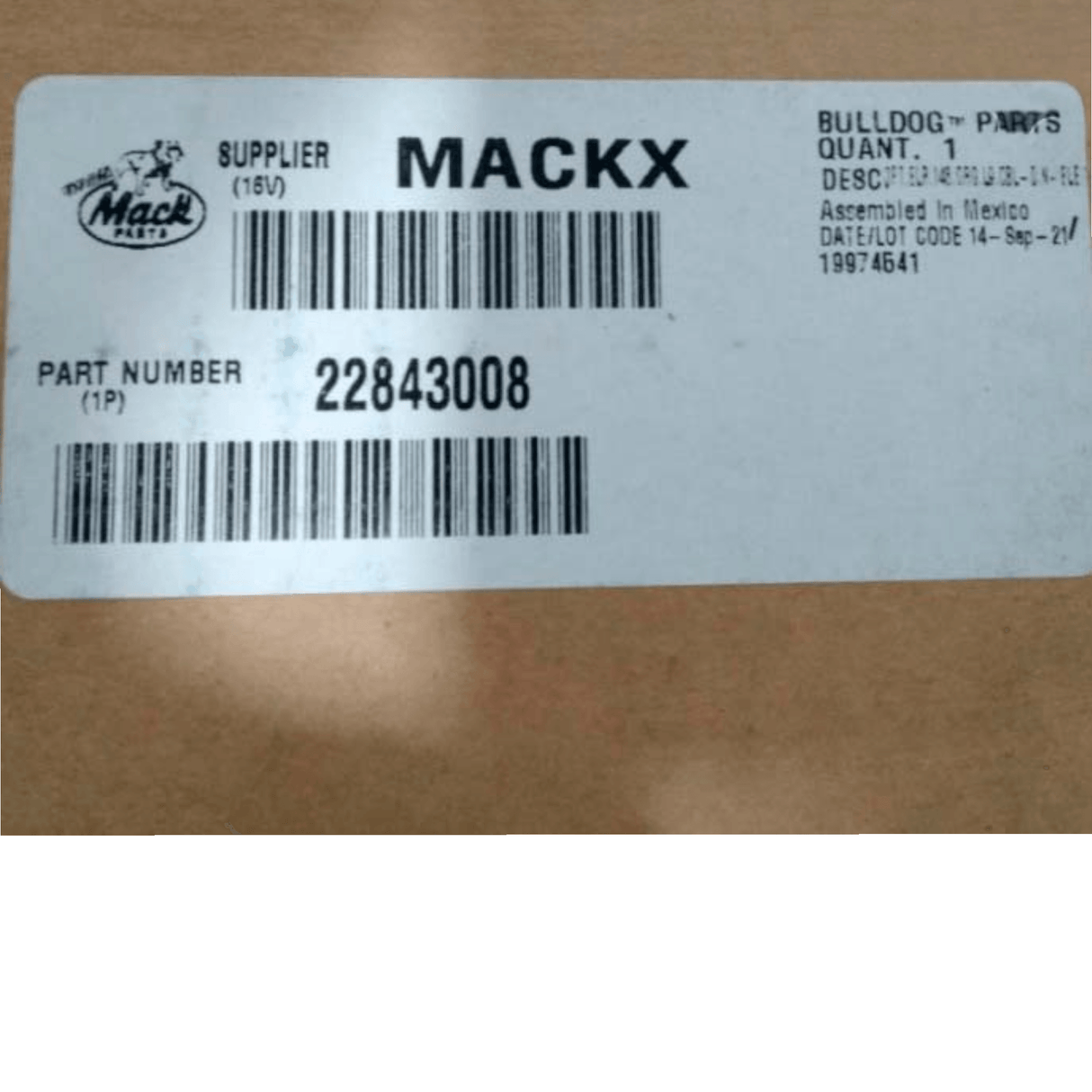 22843008 Genuine Mack Seat Belt - Truck To Trailer