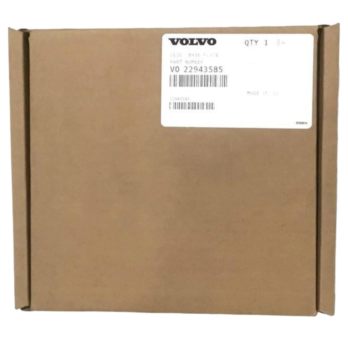 22943585 Genuine Volvo Base Plate - Truck To Trailer