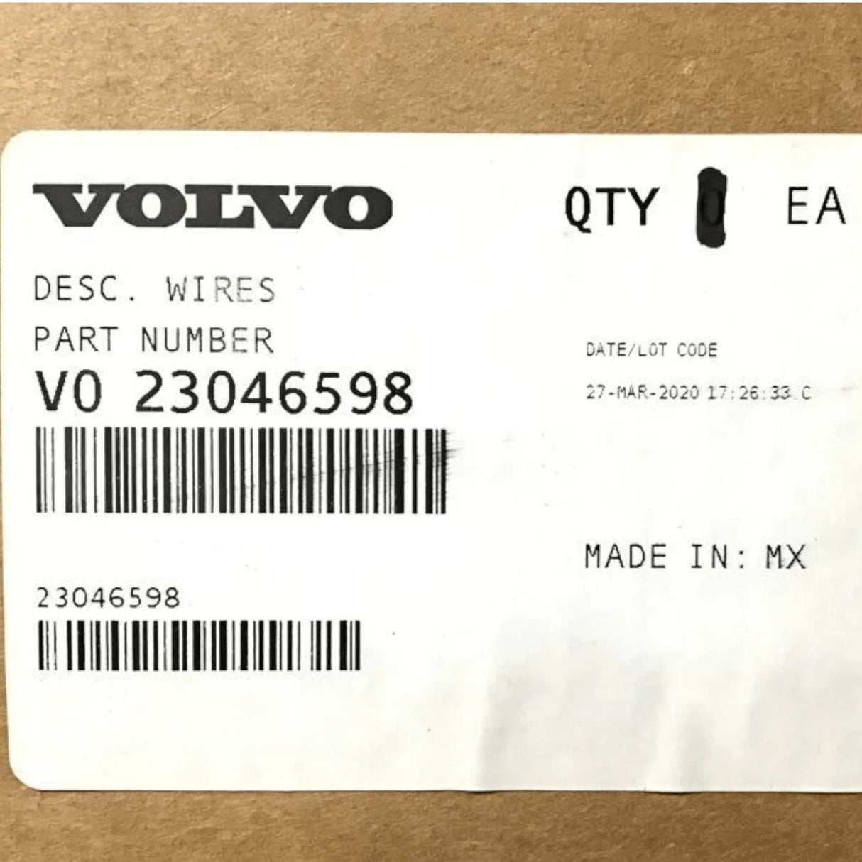 23046598 Genuine Volvo Wires - Truck To Trailer
