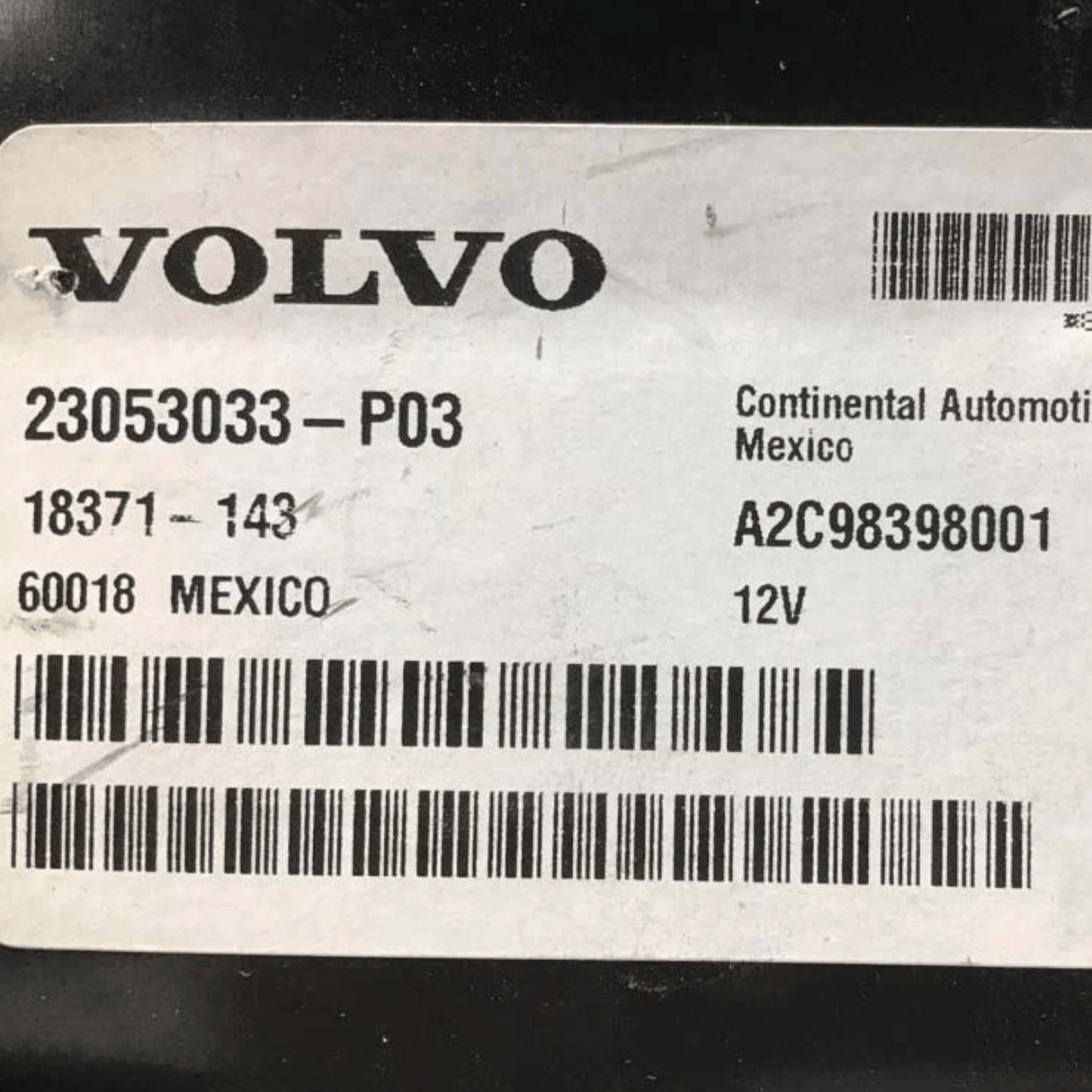 23053033 Genuine Volvo Instrument Cluster - Truck To Trailer