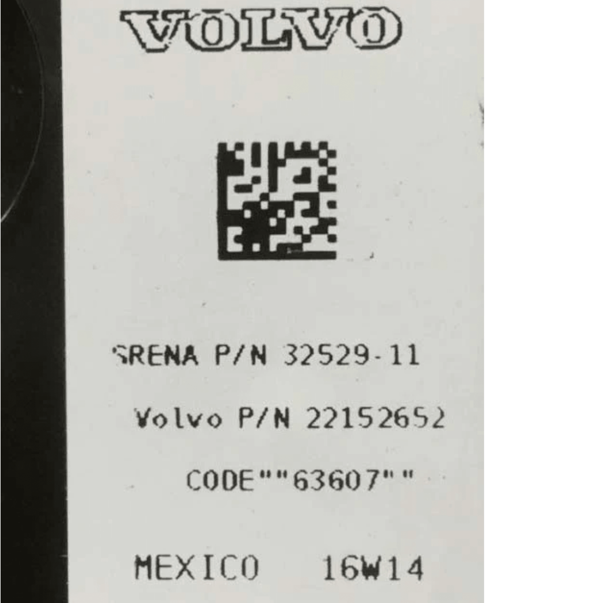 23091698 Genuine Volvo Gear Selector - Truck To Trailer