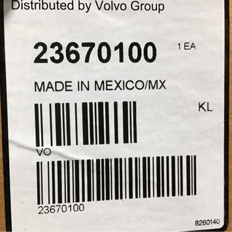 23670100 Genuine Volvo Wires - Truck To Trailer