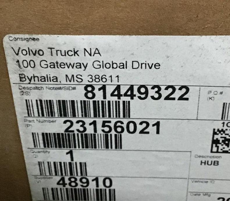 23816957 Genuine Volvo Hub - Truck To Trailer