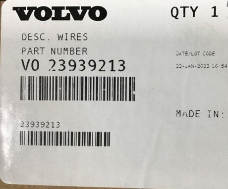 23939213 Genuine Volvo/Mack Wires - Truck To Trailer