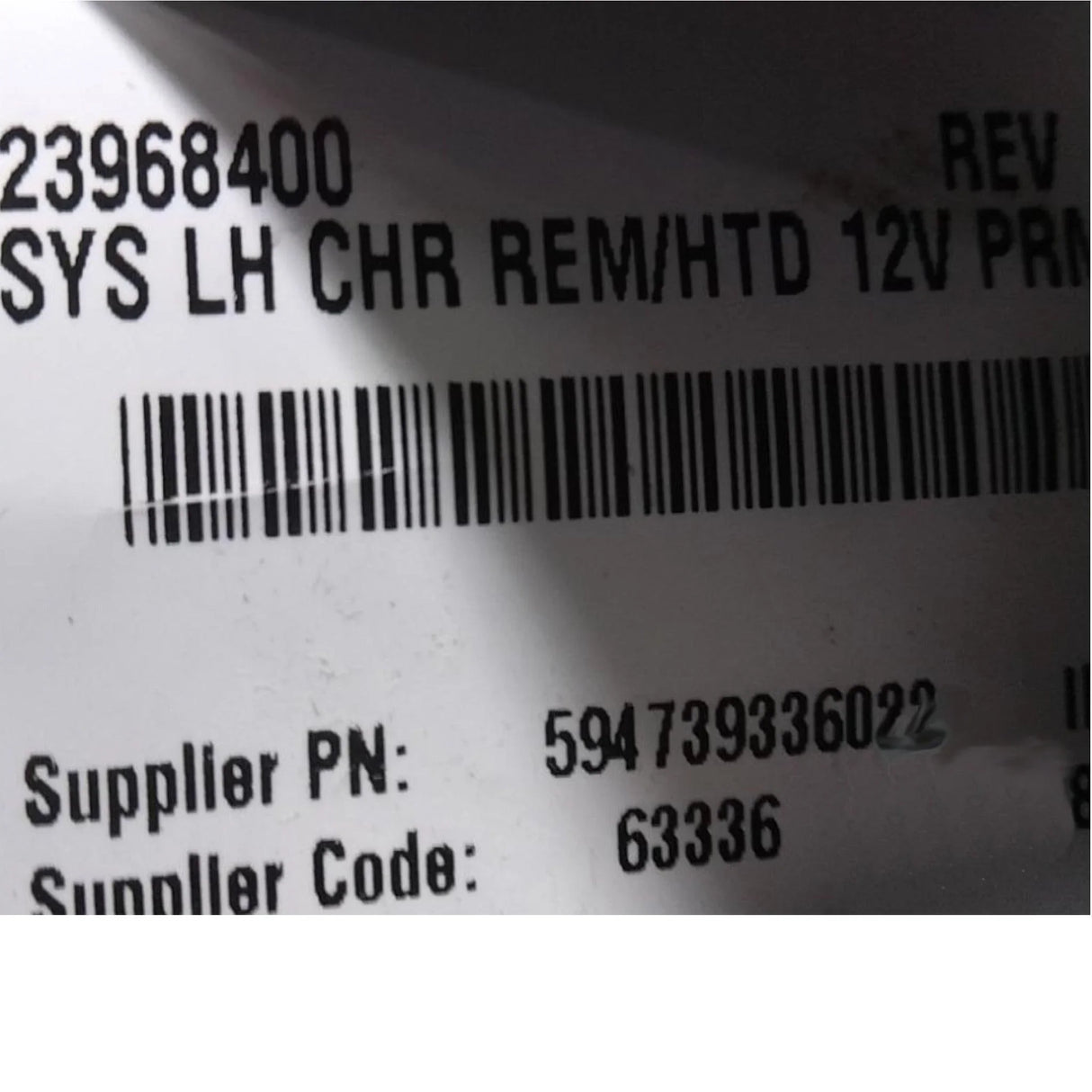 23968400 Genuine Volvo Mirror - Truck To Trailer