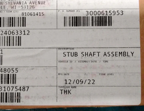 24063312 Genuine Volvo Steering Shaft - Truck To Trailer