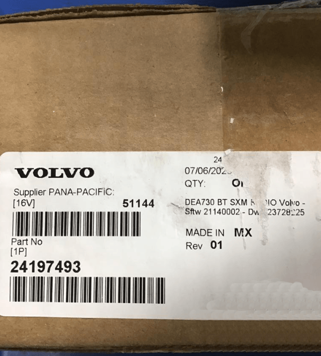 24197493 Genuine Volvo Radio - Truck To Trailer