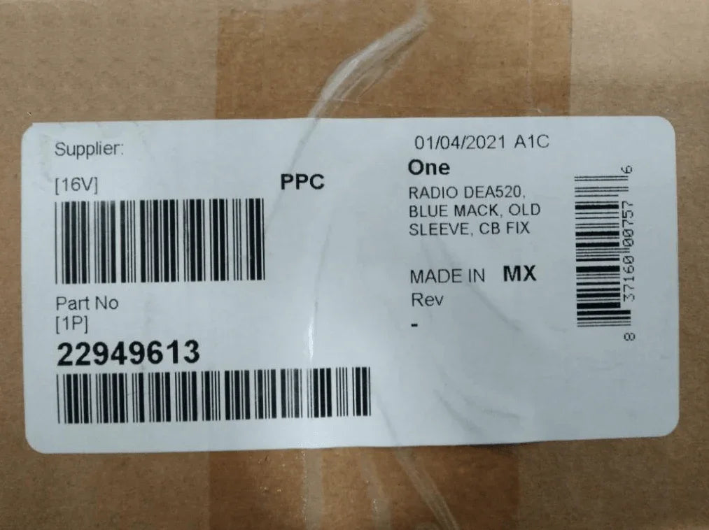 24197504 Genuine Mack Radio - Truck To Trailer