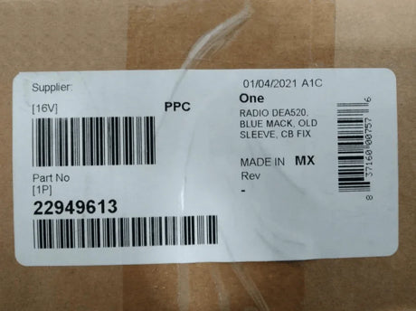 24197504 Genuine Mack Radio - Truck To Trailer