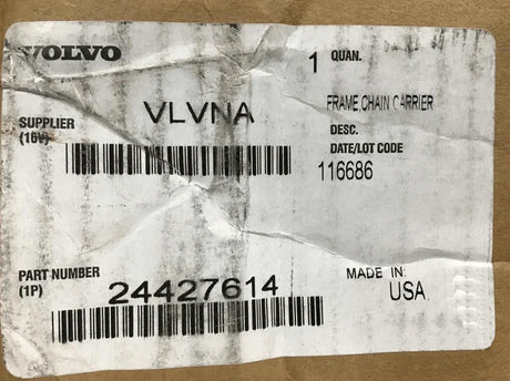 24427614 Genuine Volvo Frame - Truck To Trailer