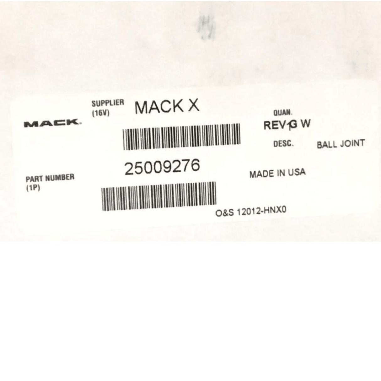 25009276 Genuine Volvo/Mack Socket - Truck To Trailer