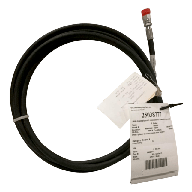 25038777 Genuine Volvo/Mack Hydraulic Hose - Truck To Trailer