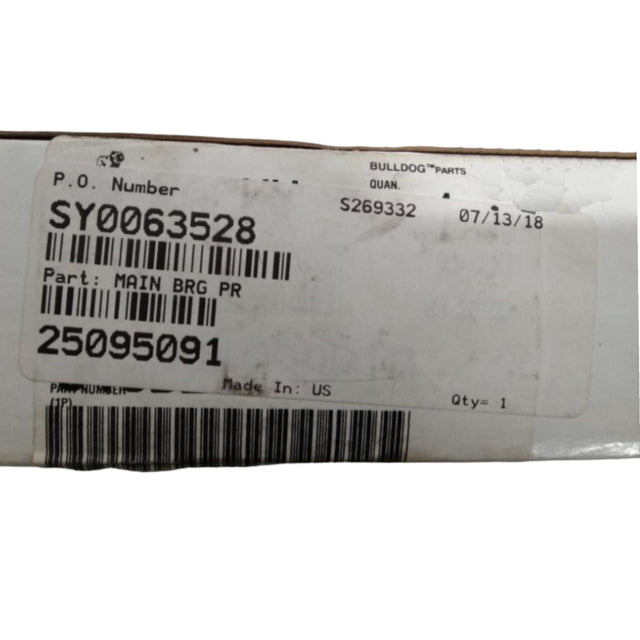 25095091 Genuine Volvo Bearing Shell - Truck To Trailer