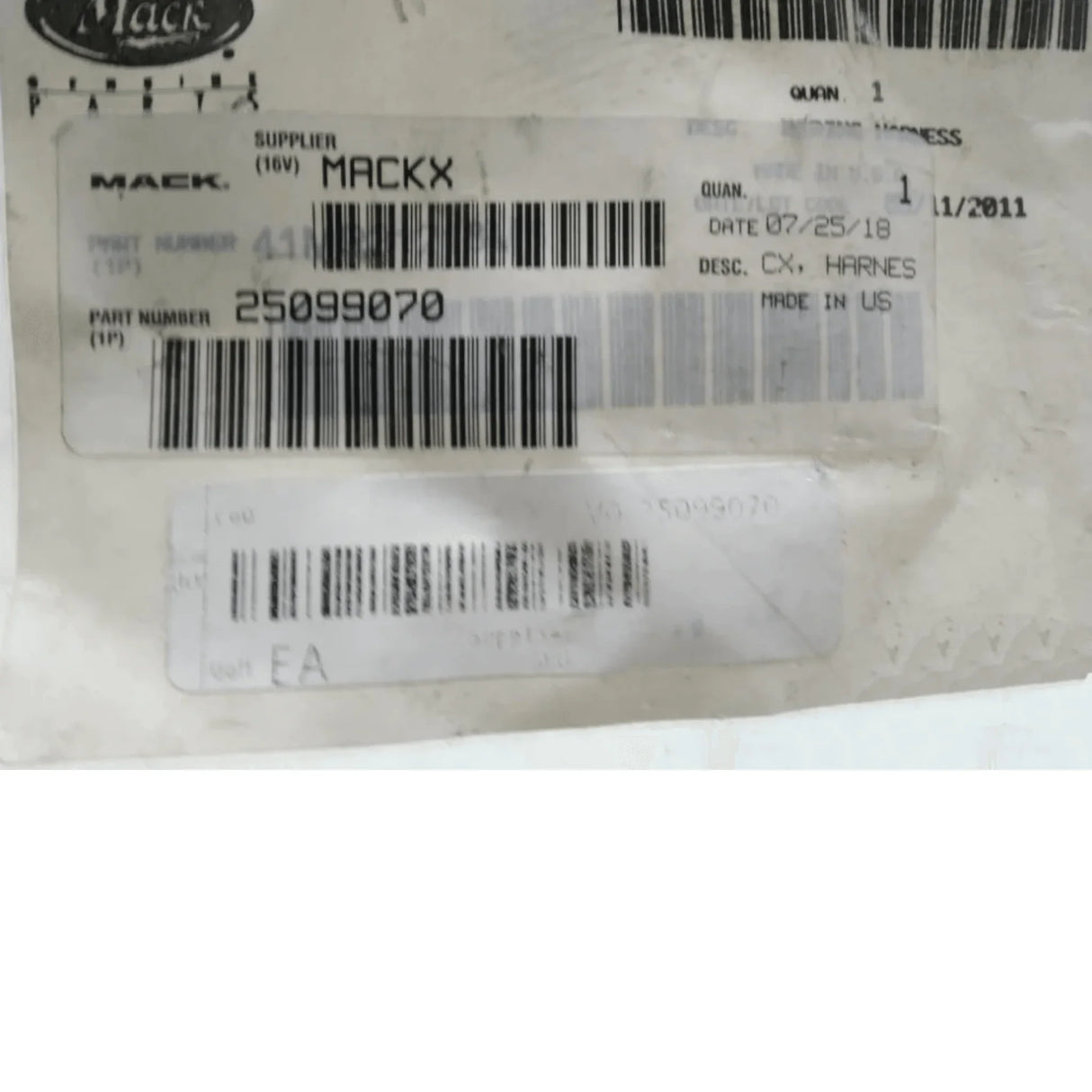 25099070 Genuine Volvo/Mack Wiring Harness - Truck To Trailer