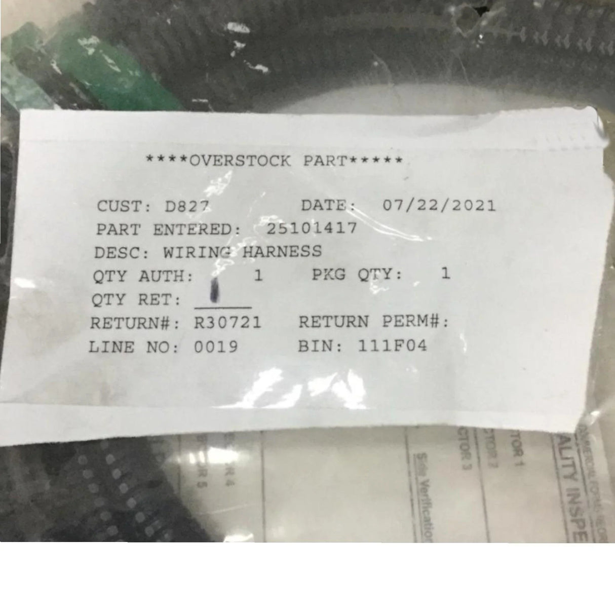 25101417 Genuine Volvo/Mack Wiring Harness - Truck To Trailer