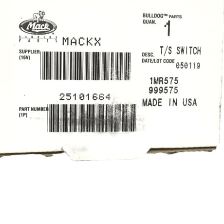 25101664 Genuine Volvo Switch - Truck To Trailer