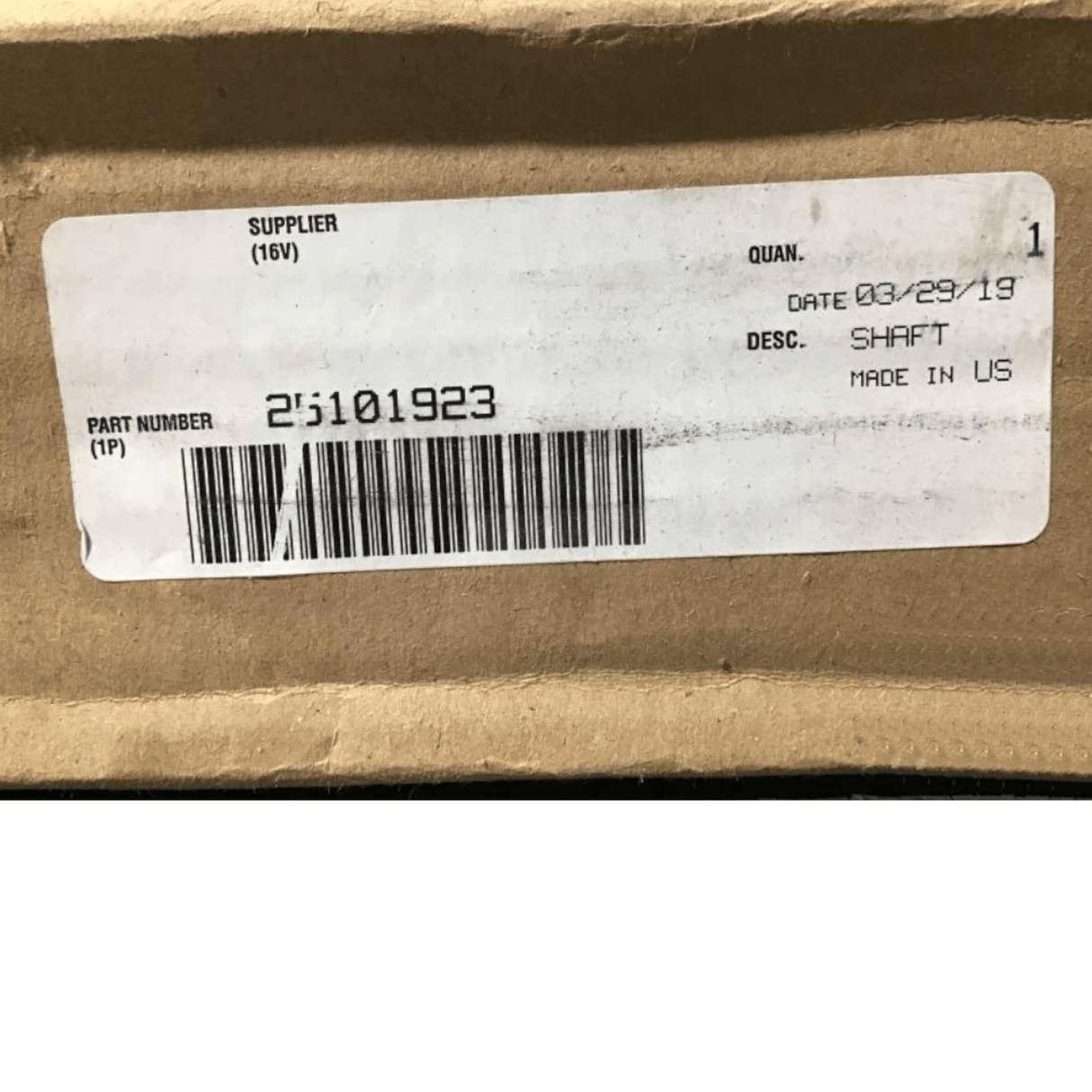 25101923 Genuine Mack Shaft – Truck To Trailer