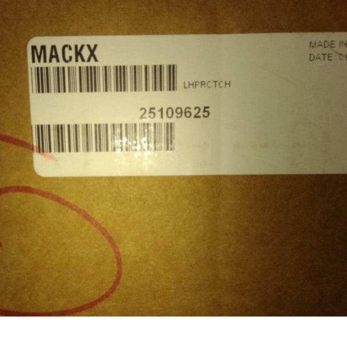 25109625 Genuine Mack Curtain