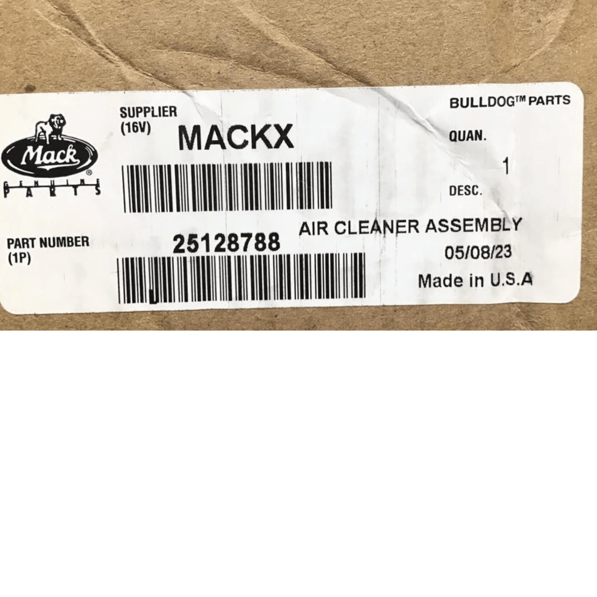 25128788 Genuine Mack Air Cleaner - Truck To Trailer