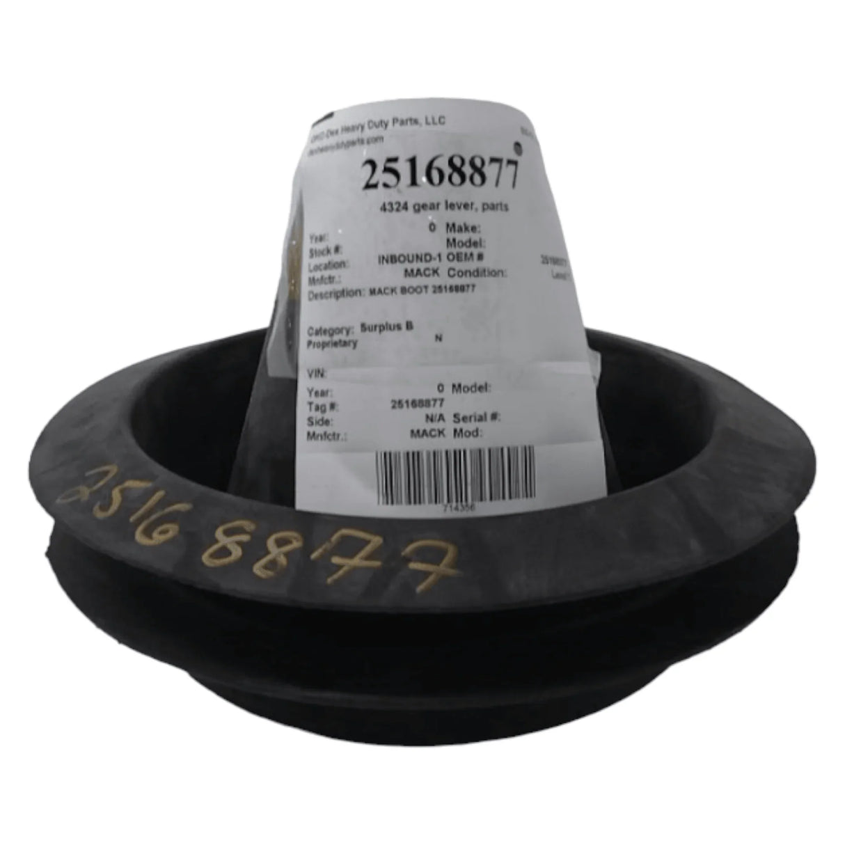 25168877 Genuine Mack Boot - Truck To Trailer