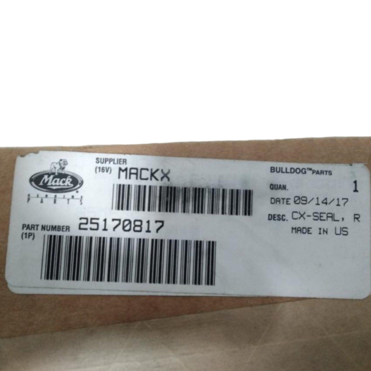 25170817 Genuine Mack Seal - Truck To Trailer