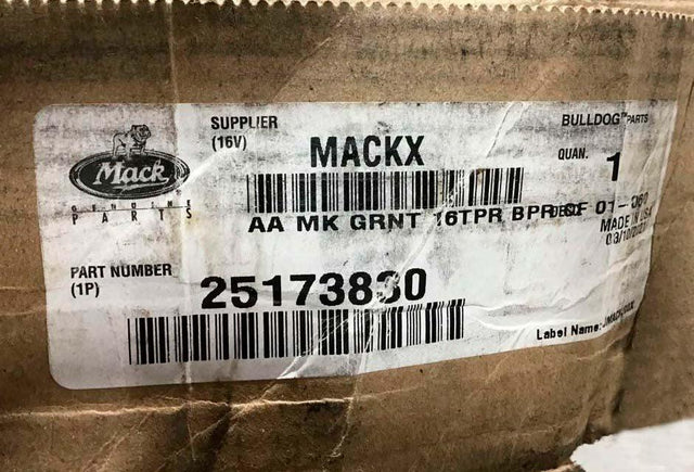 25173830 Genuine Mack Top Plate - Truck To Trailer