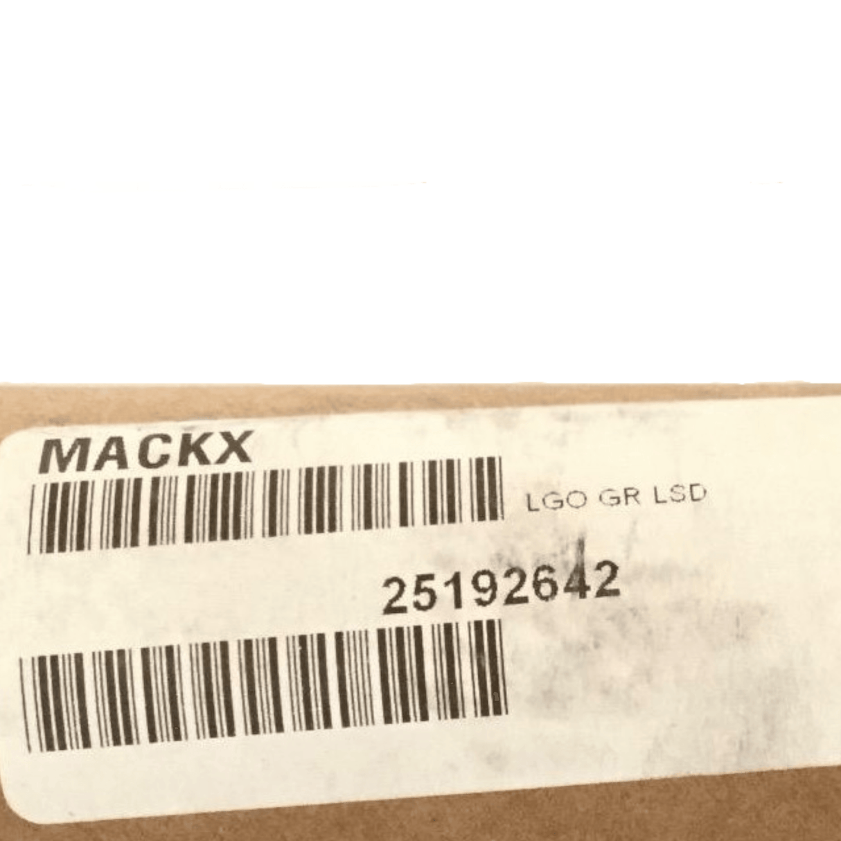 25192642 Genuine Mack Plate - Truck To Trailer