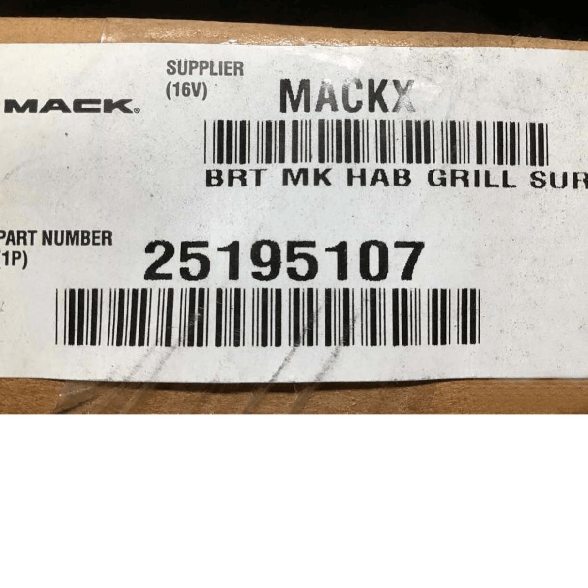 25195107 Genuine Mack Grille - Truck To Trailer