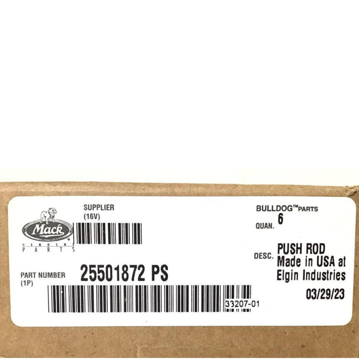 25501872 Genuine Mack Rod - Truck To Trailer