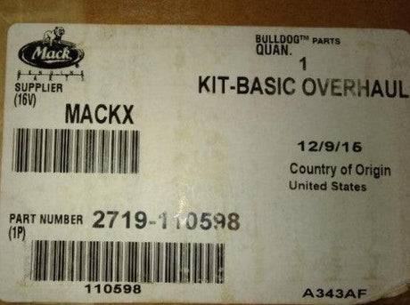 2719-110598 Genuine Volvo/Mack Kit - Truck To Trailer