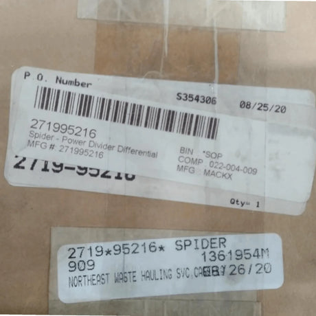 2719-95216 Genuine Volvo Spider - Truck To Trailer