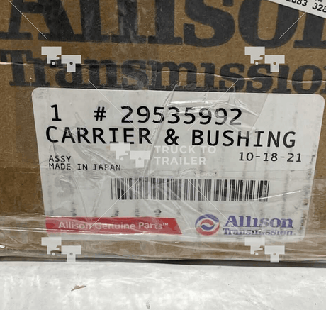 29535992 Genuine Allison Carrier And Bushing Assembly - Truck To Trailer