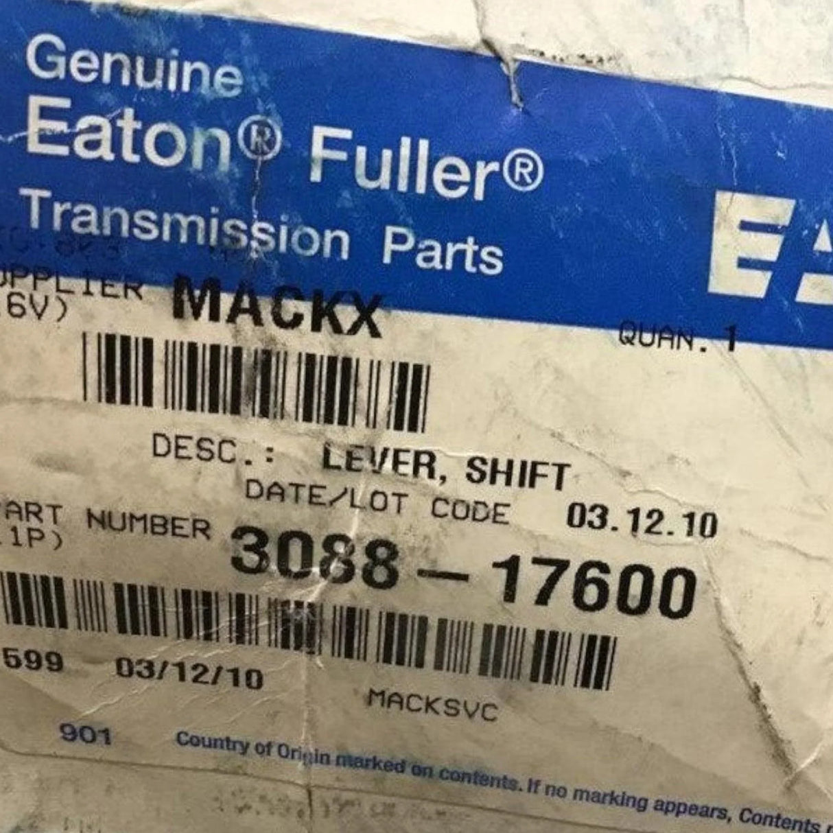 3088-17600 Genuine Mack Lever Shift - Truck To Trailer
