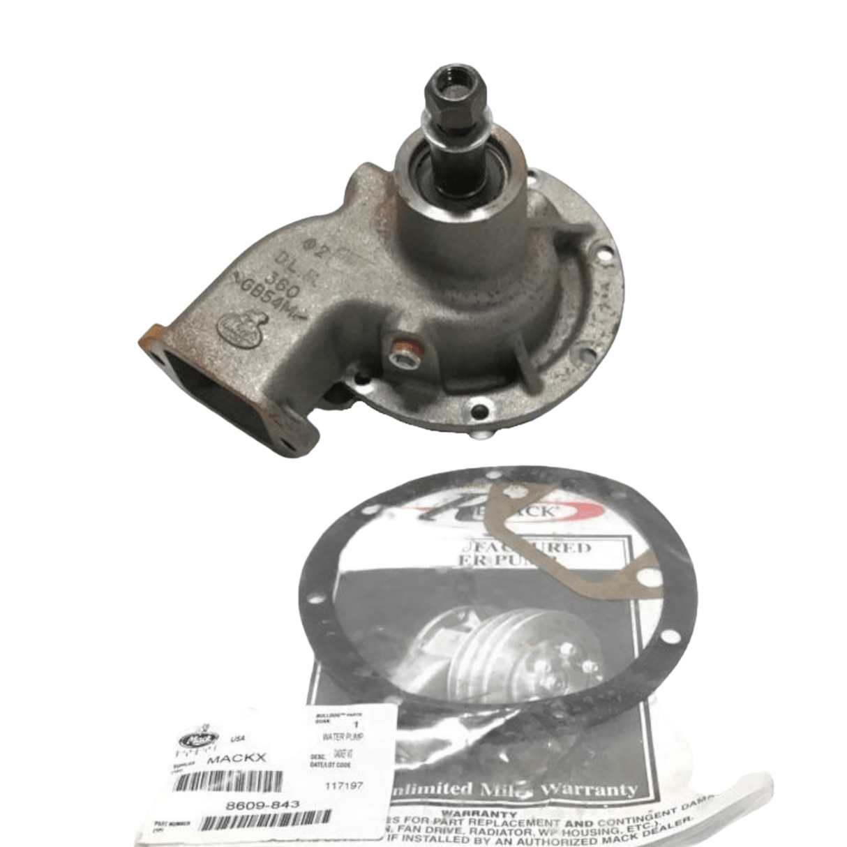 316GC1211F Genuine Volvo/Mack Water Pump Assy - Truck To Trailer